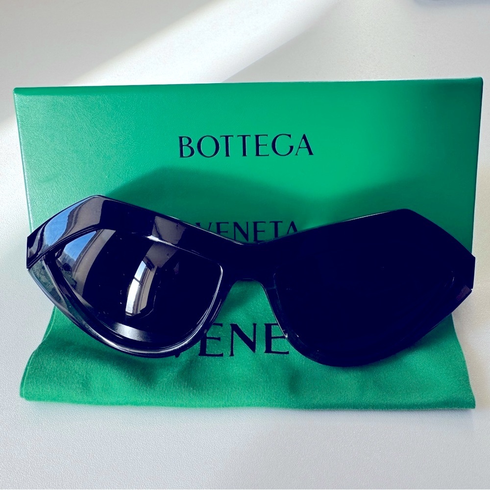 AUTH BOTTEGA VENETA BV EUC BLACK SUNNIES SUNGLASSES AVIATOR CAT’S EYES WAYFARER